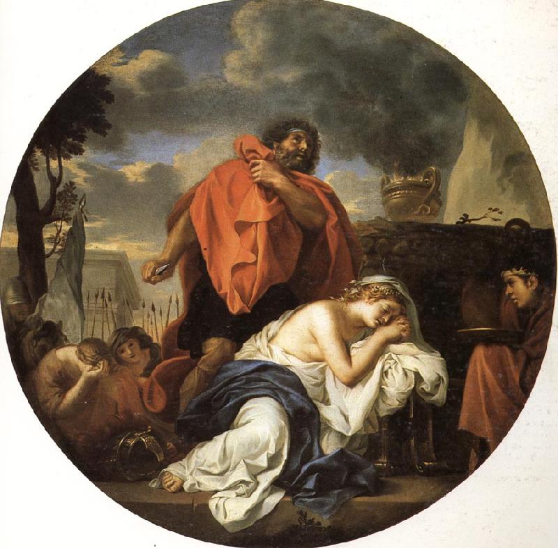 LE BRUN, Charles Jephthah's Sacrifice